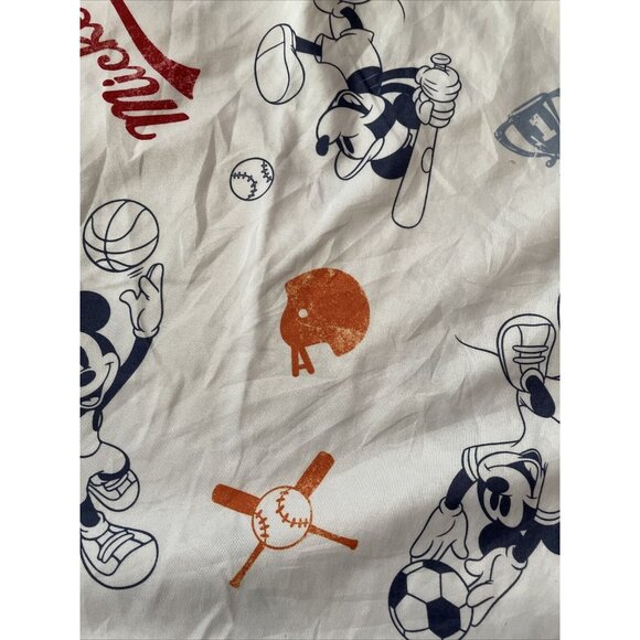 Disney Mickey Mouse Sports Twin Flat Sheet & Pillowcase Set - Picture 10 of 12